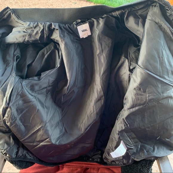 Vans Mist Fog Sherpa Bomber Jacket - Picture 14 of 15